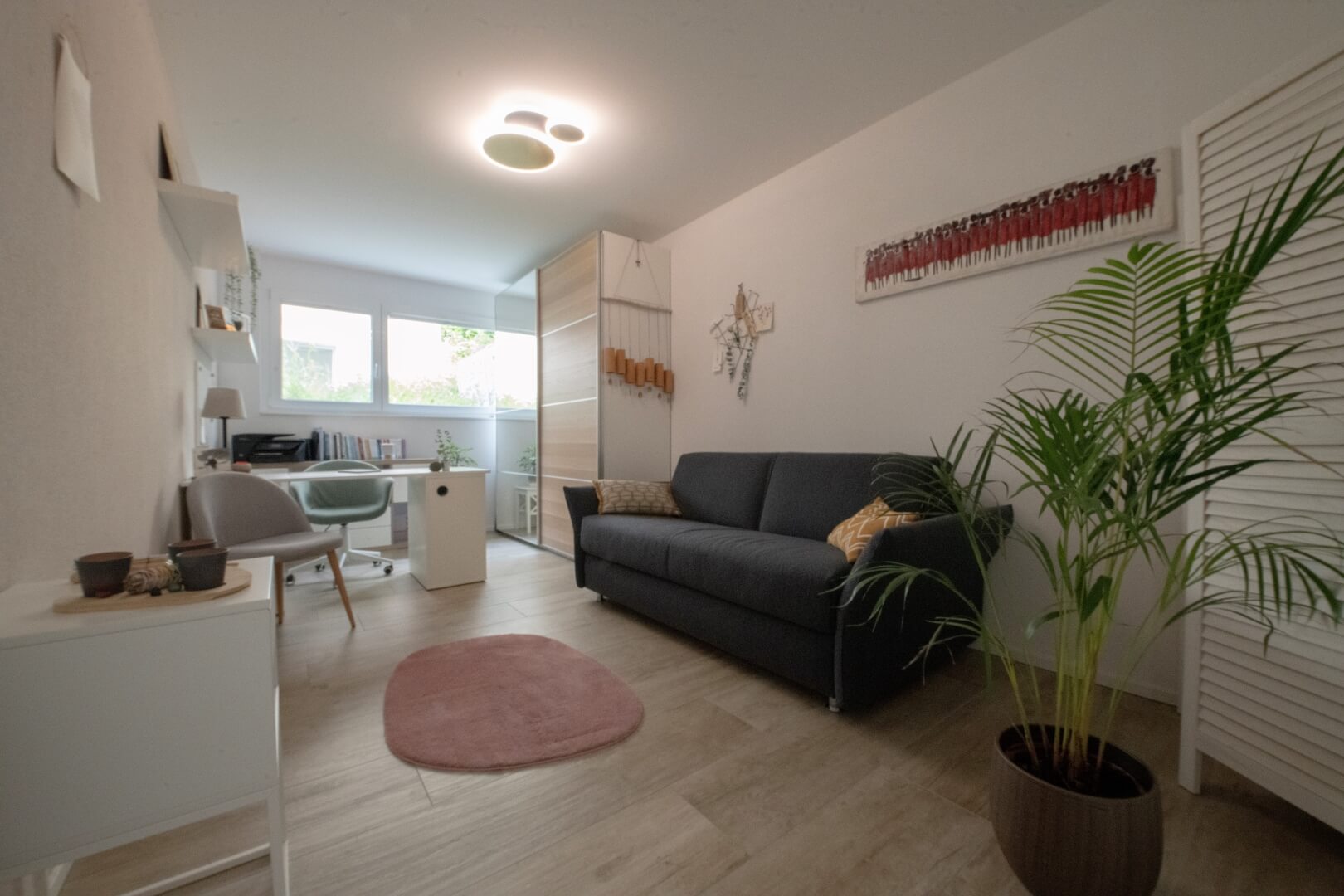 Espace de soin pour humano-dentosophie - une table de massage peut y être intégrée